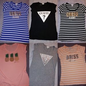 Guess T-shirts BUNDLE of 6